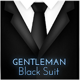 Gentleman Black Suit Keyboard icon