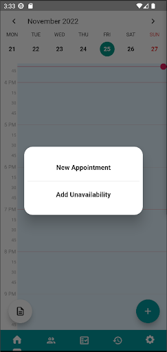 Booking Manager Screen 2