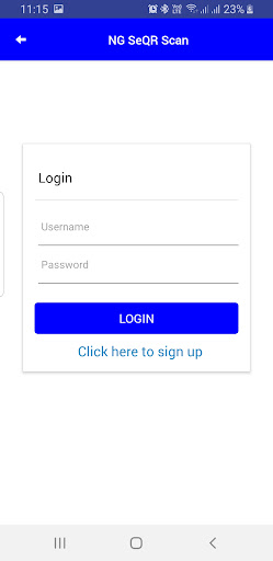 NG SeQR Scan Screen 2