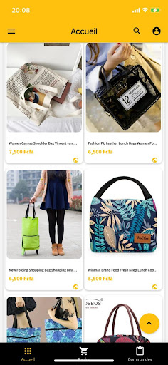 Android application Xpress - shopping en ligne screenshort