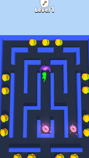 Android application Food Maze screenshort
