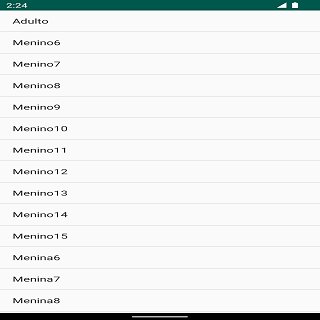 Android application IMC_Upgrade screenshort