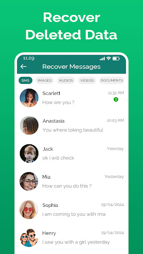 Deleted messages recovery Screenshot 3 - AppWisp.com