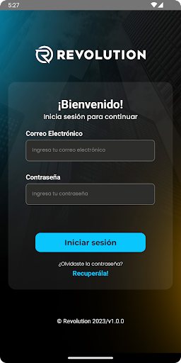 Android application Revolution App screenshort