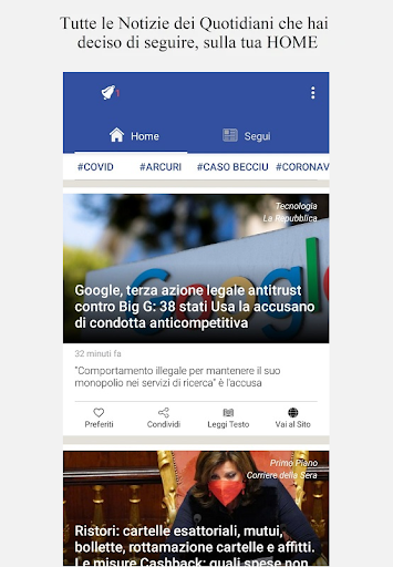 Android application Easy News - Notizie screenshort
