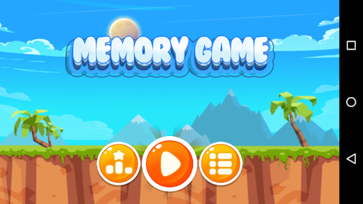 Android application Memory Game screenshort