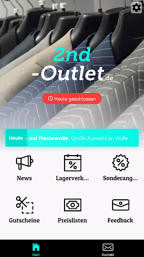 Android application 2nd Outlet screenshort