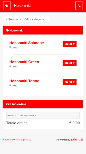 Crudo Sushi Screen 3