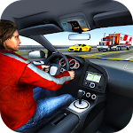 Cover Image of 下载 Highway Traffic Racing in Car   APK
