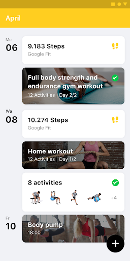 Bodyworkx - Health Center Screen 2