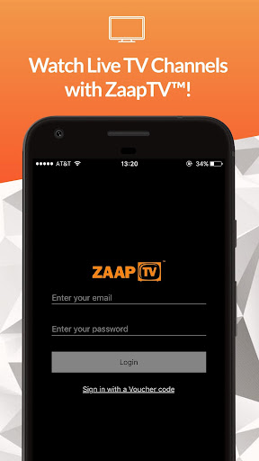 Android application ZaapTV Live TV screenshort