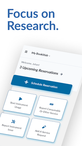 Android application BookitLab screenshort
