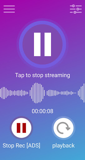 Android application Live Mic screenshort