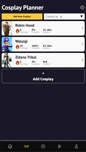 Cosplay Planner Screenshot 2 - AppWisp.com