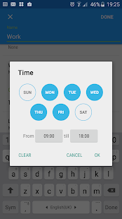 Profile Manager (w/ schedules) Screenshot