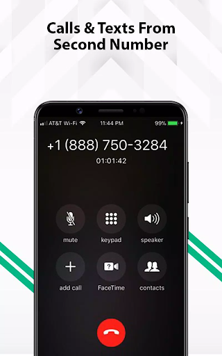 2nd Line Second Phone number Screen 2