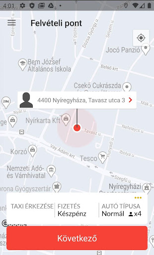 Tele 7 Taxi Nyíregyháza Screen 3
