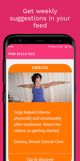 Becca - Breast Cancer Support Screen 2