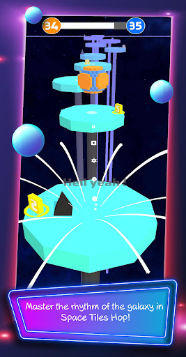Space Tiles Hop: Premium Screen 2