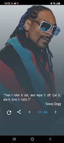 Captura de Pantalla 1 Snoop Dogg Quotes and Lyrics android
