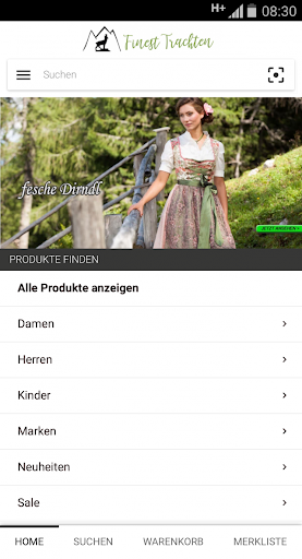 Android application Finest Trachten screenshort