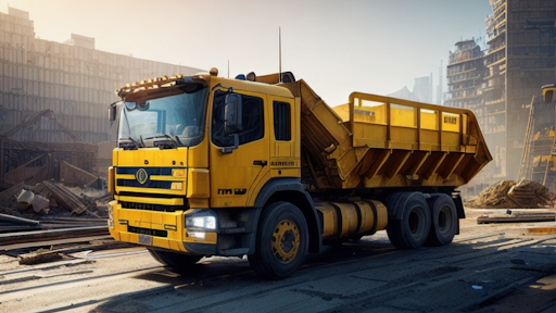 Heavy Machines and Dump Truck