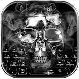 Black Skull Keyboard Theme icon