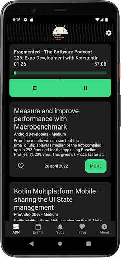 Android Developer News Screen 2