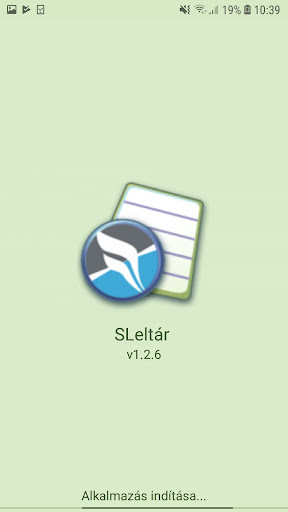 Android application SólyomSoft - SLeltár screenshort