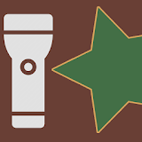 Star flashlight icon
