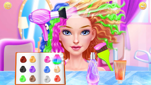 Captura de Pantalla 11 Hair Stylist Salon Girl Games android