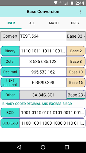 Android application BaseCon screenshort