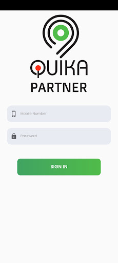 Android application QUIKA Partner screenshort