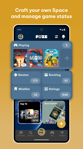 Android application FUZE: Gaming Community screenshort