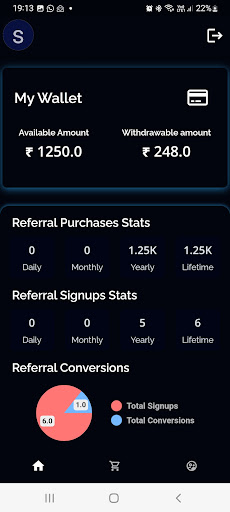 Miracle - Distributor App Screen 2