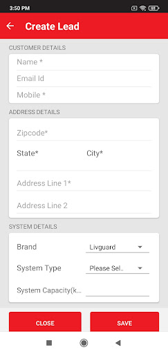 Android application LivSol 360 screenshort