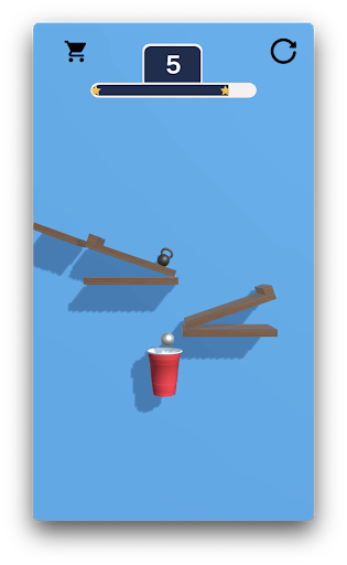 Android application Ball Roll screenshort