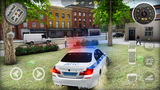 Car Simulator BMW M5: Police screenshot 8
