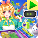 Princess Cherry: Kids Supermarket Cashier Manager icon