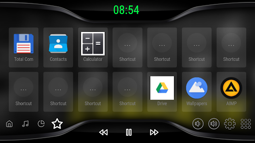 Screenshot 3 Black V3 - theme for CarWebGur android