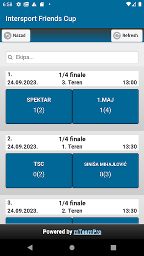 Inter Sport Friends Cup Screen 3