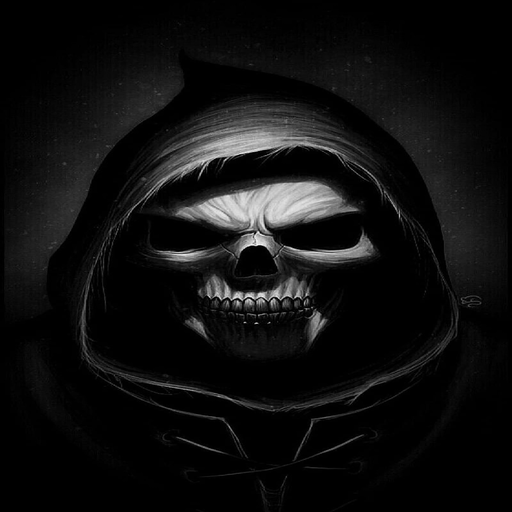 scary wallpaper logo
