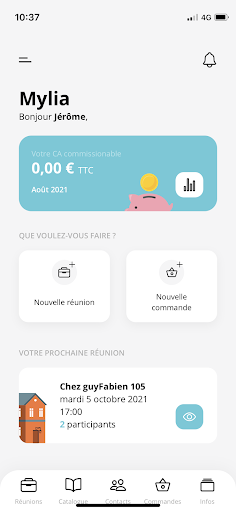Android application Mylia screenshort