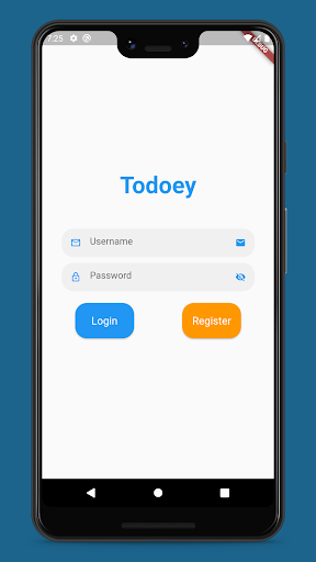 Android application TODOEY screenshort