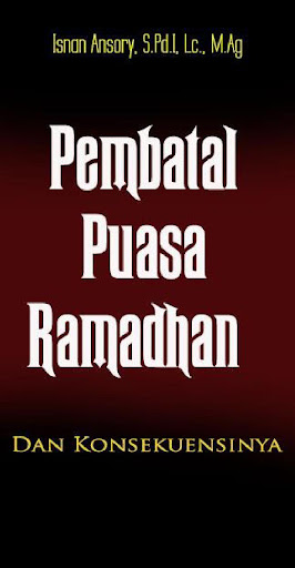 Android application Pembatal Puasa Ramadhan screenshort