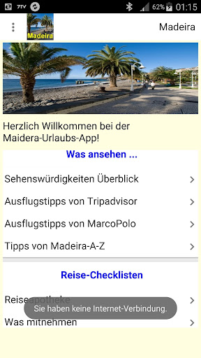 Madeira App für den Urlaub