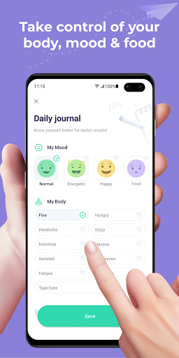 Screenshot of Window - Fasting tracker