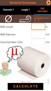 Roll Diameter Calculator