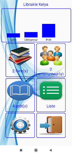 Android application Gestion Livre screenshort