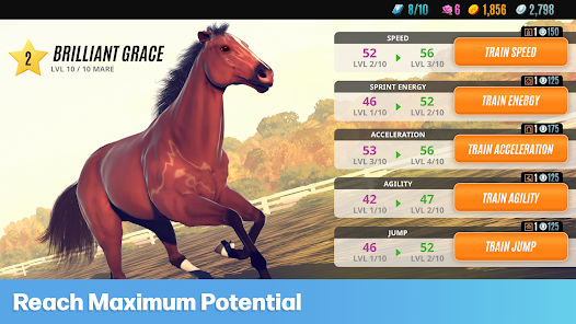 Rival Stars Horse Racing Mod APK 1.46.2 (Unlimited money)(Mod Menu) Gallery 3